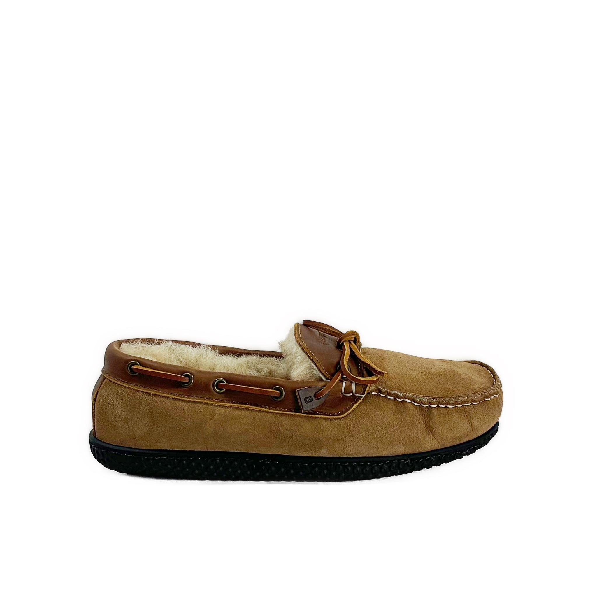 In Stock Men s Hearth ESQ Slipper Chestnut